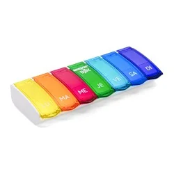 Pilulier hebdomadaire Anabox Box7 Multicolore