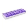 Pilulier Box7 violet avec étui de protection