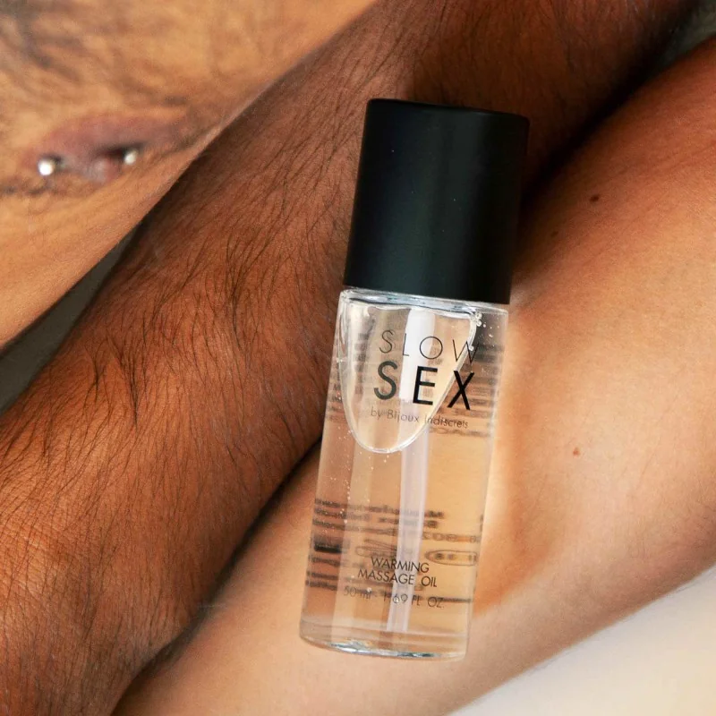 Huile de massage chauffante Slow Sex