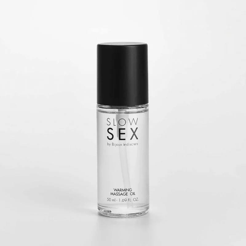 Huile de massage chauffante Slow Sex