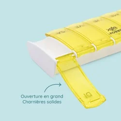 Pilulier hebdomadaire Anabox Box7 Jaune