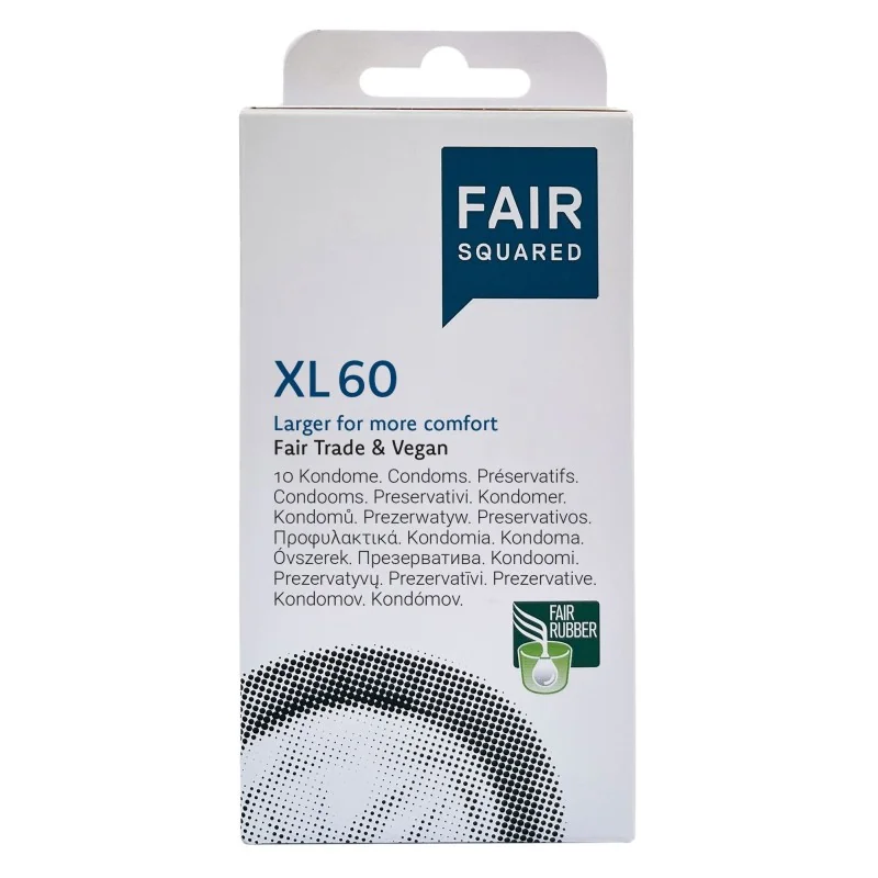 Préservatifs XL 60 mm Fair squared