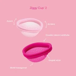 Ziggy Cup 2 - Disque menstruel pour rapport sexuel