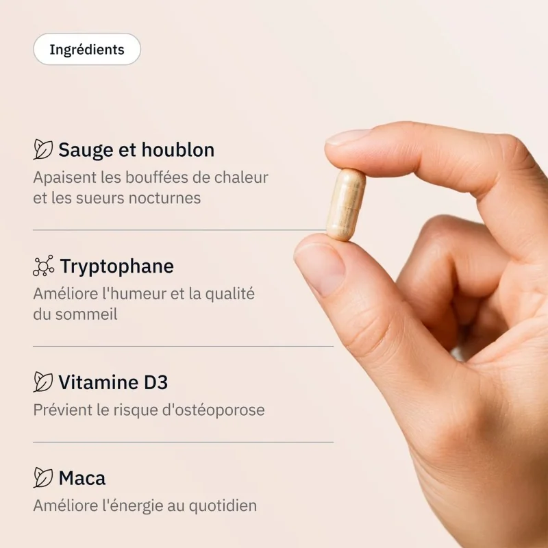 Complément alimentaire Ménopause Hollis
