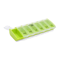 Pilulier 7 cases Box7 Vert Pastel