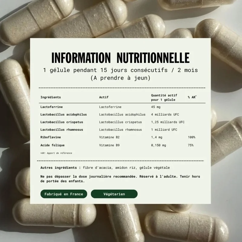formule Complément alimentaire Flore fabulous de Ginama