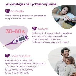 Les avantages du thermometre basal mysense