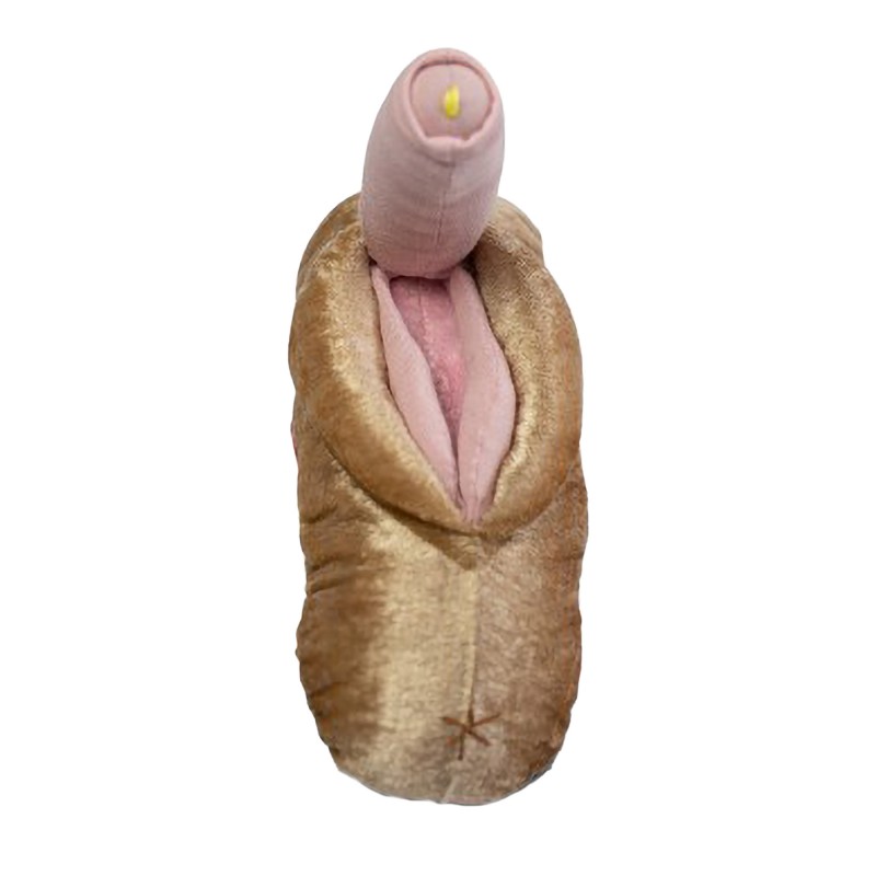 Modèle anatomique de pénis avec Vagin+ Vulve en peluche