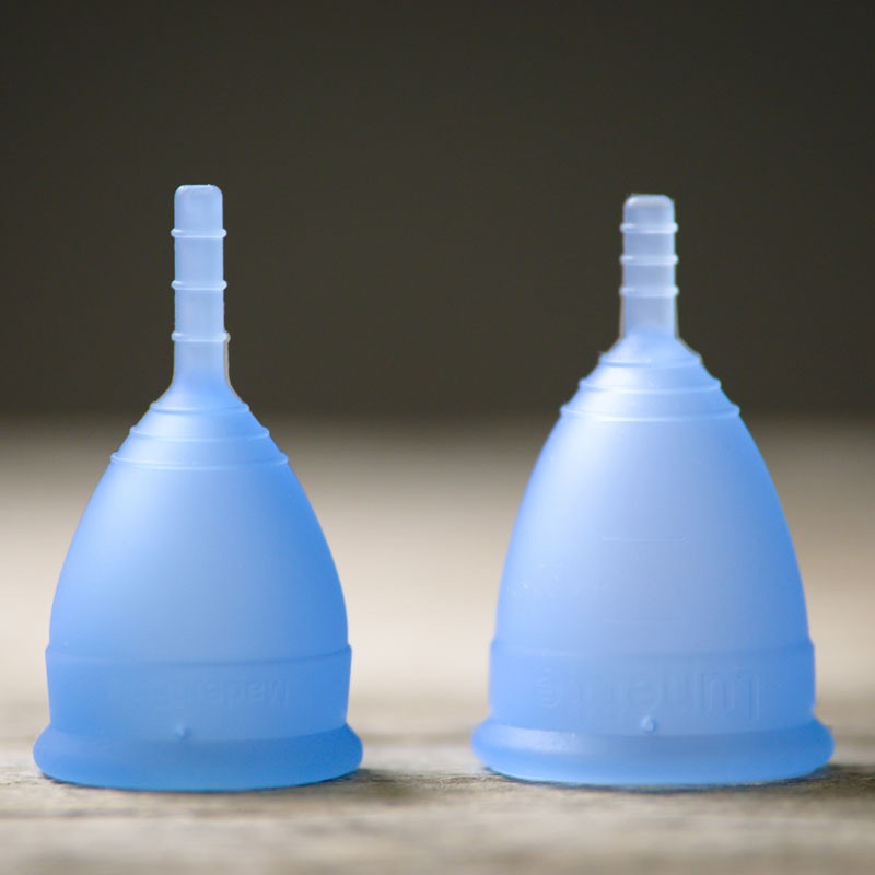Coupe menstruelle Lunacopine bleue Taille 1 et 2