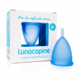 Coupe menstruelle Lunacopine bleue taille 2 boite