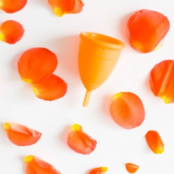 Coupe menstruelle Lunacopine taille 2 orange