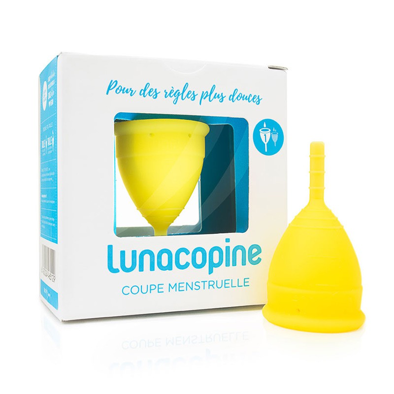 Coupe menstruelle Lunacopine jaune boîte taille 1