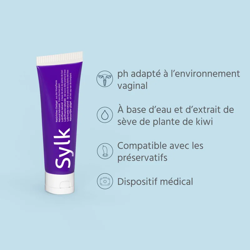 Sylk lubrifiant intime naturel à base d'eau