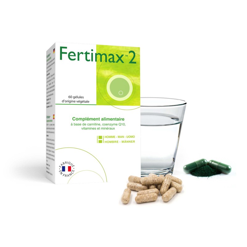 Fertimax 2 pour la qualité du sperme Taille-60 gélules