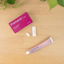 Duo sécheresse intime : gel hyalofemme et ovules premeno