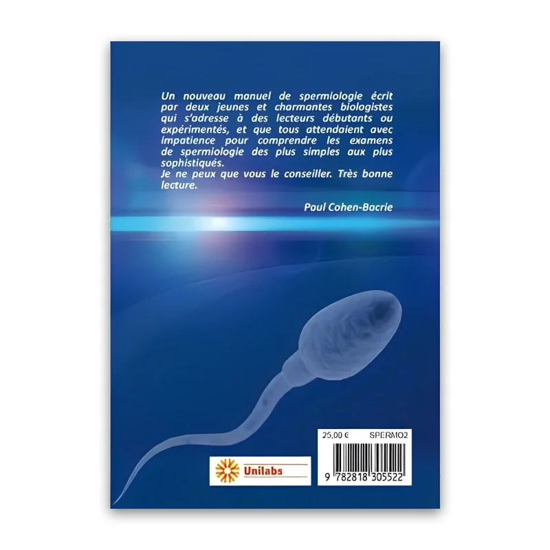 livre à louer sur la spermiologie quatrième de couverture livre à louer sur la spermiologie quatrième de couverture