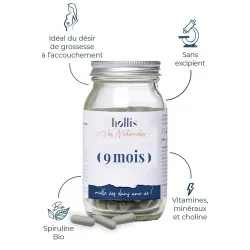 Complément alimentaire 9 mois Hollis description composition ingrédients