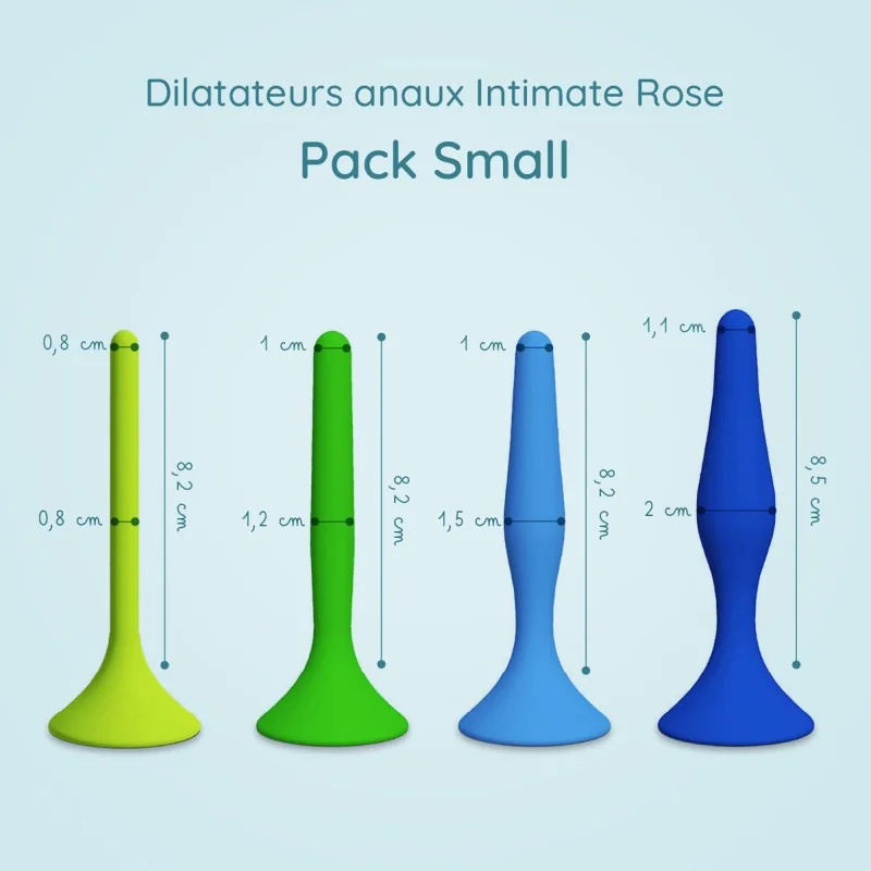 Pack dilatateurs anaux Intimate rose - Small Pack dilatateurs anaux Intimate rose - Small