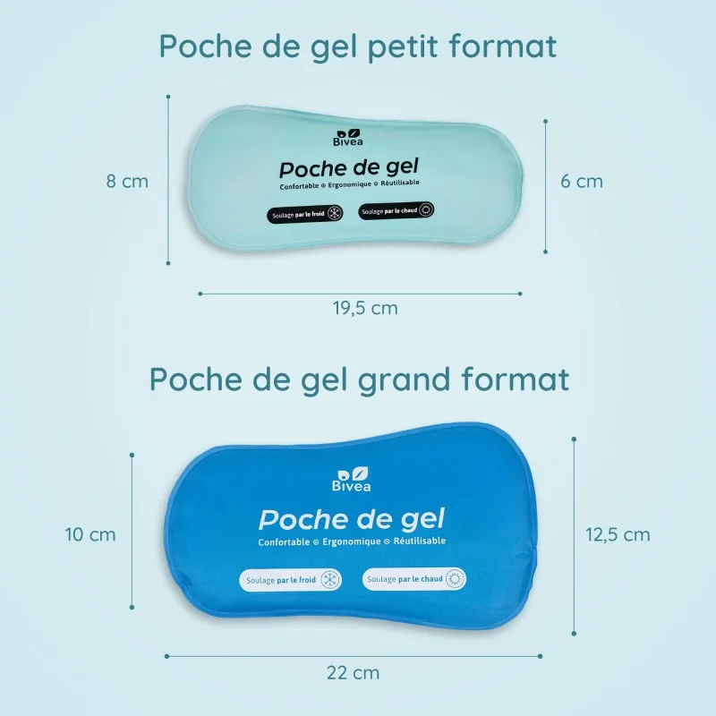 Routine Cryothérapie périnéale Jour et Nuit | poches de gel dimensions Routine Cryothérapie périnéale Jour et Nuit | poches de gel dimensions