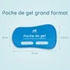 Poche de cryothérapie périnéale Grand Format Poche de cryothérapie périnéale Grand Format