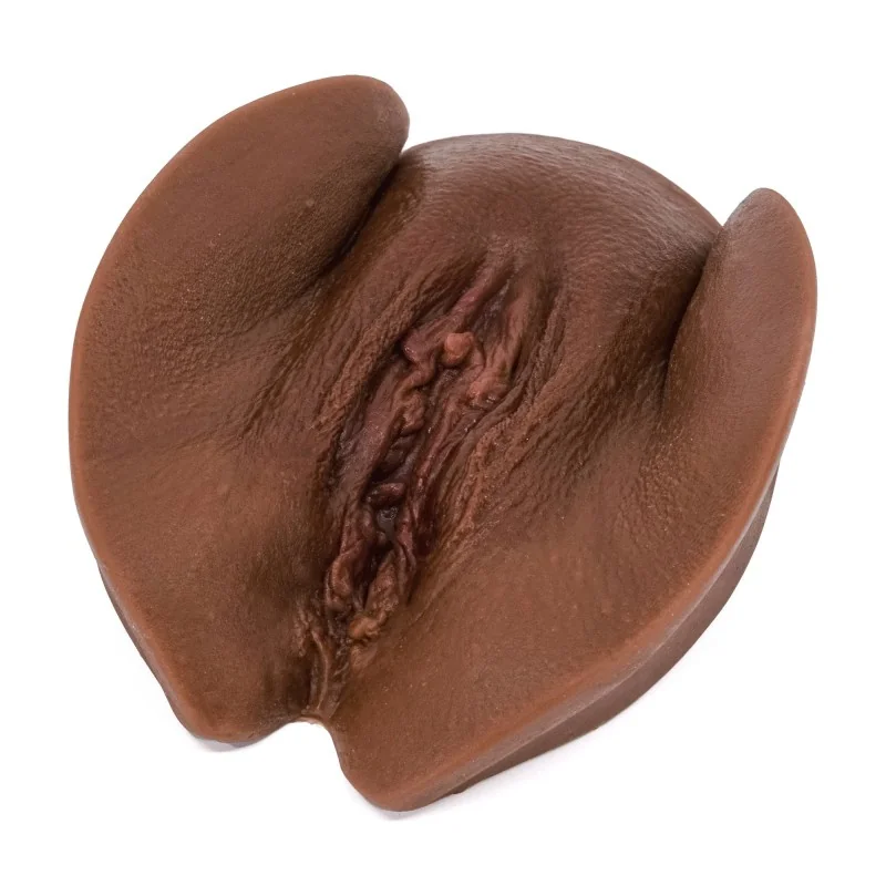 vulve mutilée foncée en silicone pour l'éducation reconditionnée
