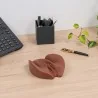 vulve mutilée foncée en silicone pour l'éducation reconditionnée sur bureau