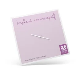 implant contraceptif de démonstration avec fiche explicative