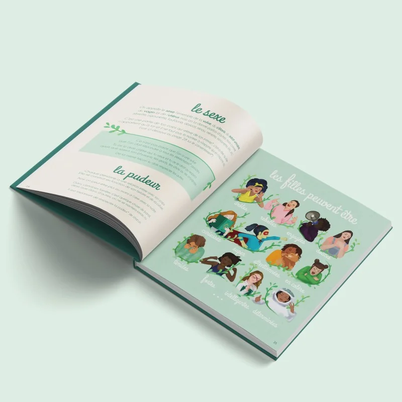 Livre le petit illustré de l'intimité tome 1 explication pudeur