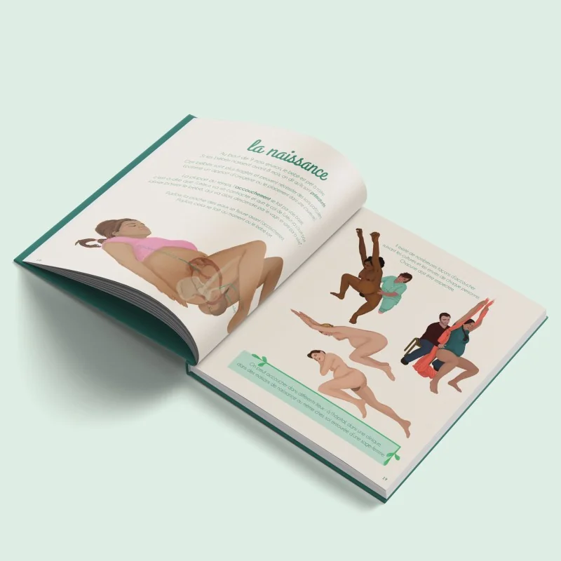 Livre Le petit illustré de l'intimité tome 3 page sur la naissance