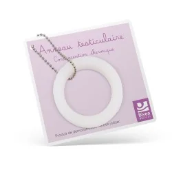Anneau contraceptif masculin de démonstration avec fiche explicative