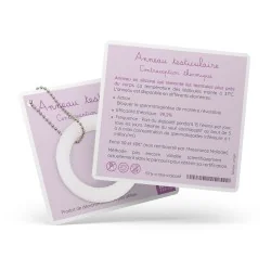 Anneau contraceptif masculin de démonstration avec fiche explicative
