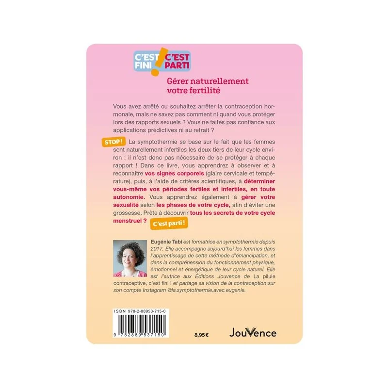 Livre Ma Révolution Sexuelle avec la Symptothermie