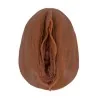 Vulve Jonquille en silicone foncé