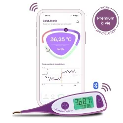 Thermomètre de symptothermie connecté Cyclotest mySense