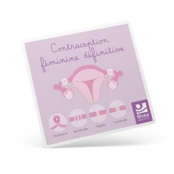 Carte contraception féminine définitive avec schéma