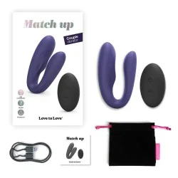 Vibromasseur pour couple télécommandé Match up