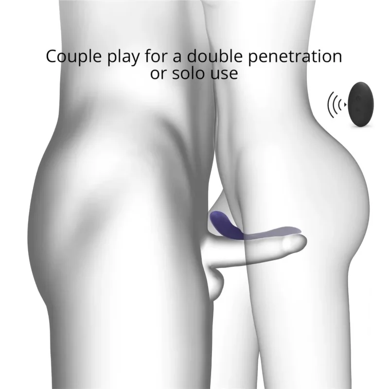 Vibromasseur pour couple télécommandé Match up