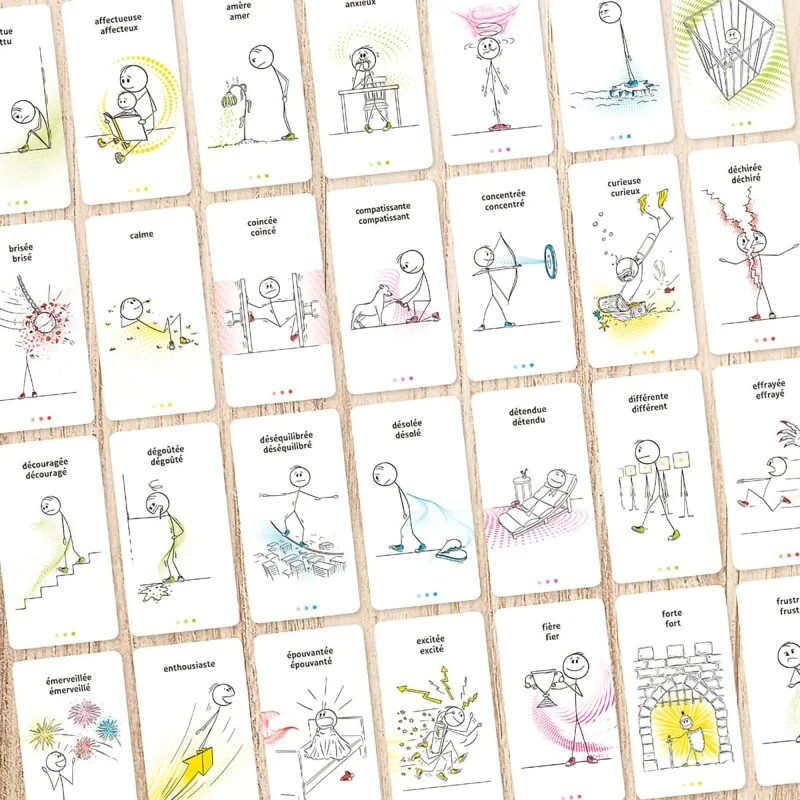 exemples d'émotions du jeu comitys