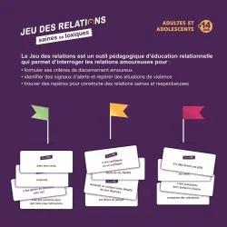 objectifs jeu des relations amoureuses saines ou toxiques de comitys