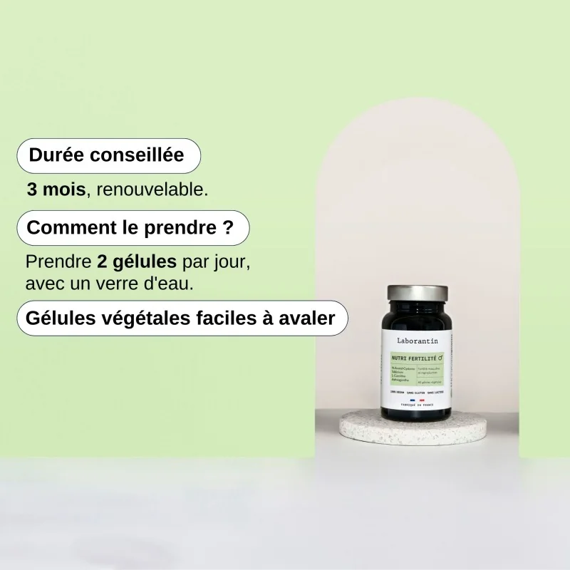 Complément alimentaire Nutri fertilité homme