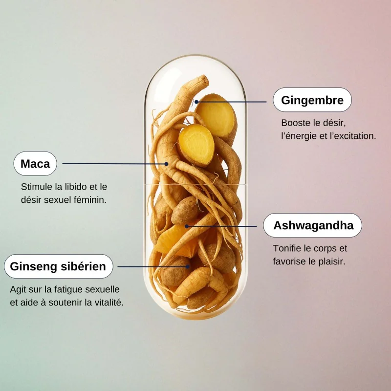 Complément alimentaire Libido boost femme