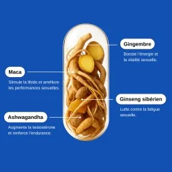 Complément alimentaire Libido boost homme