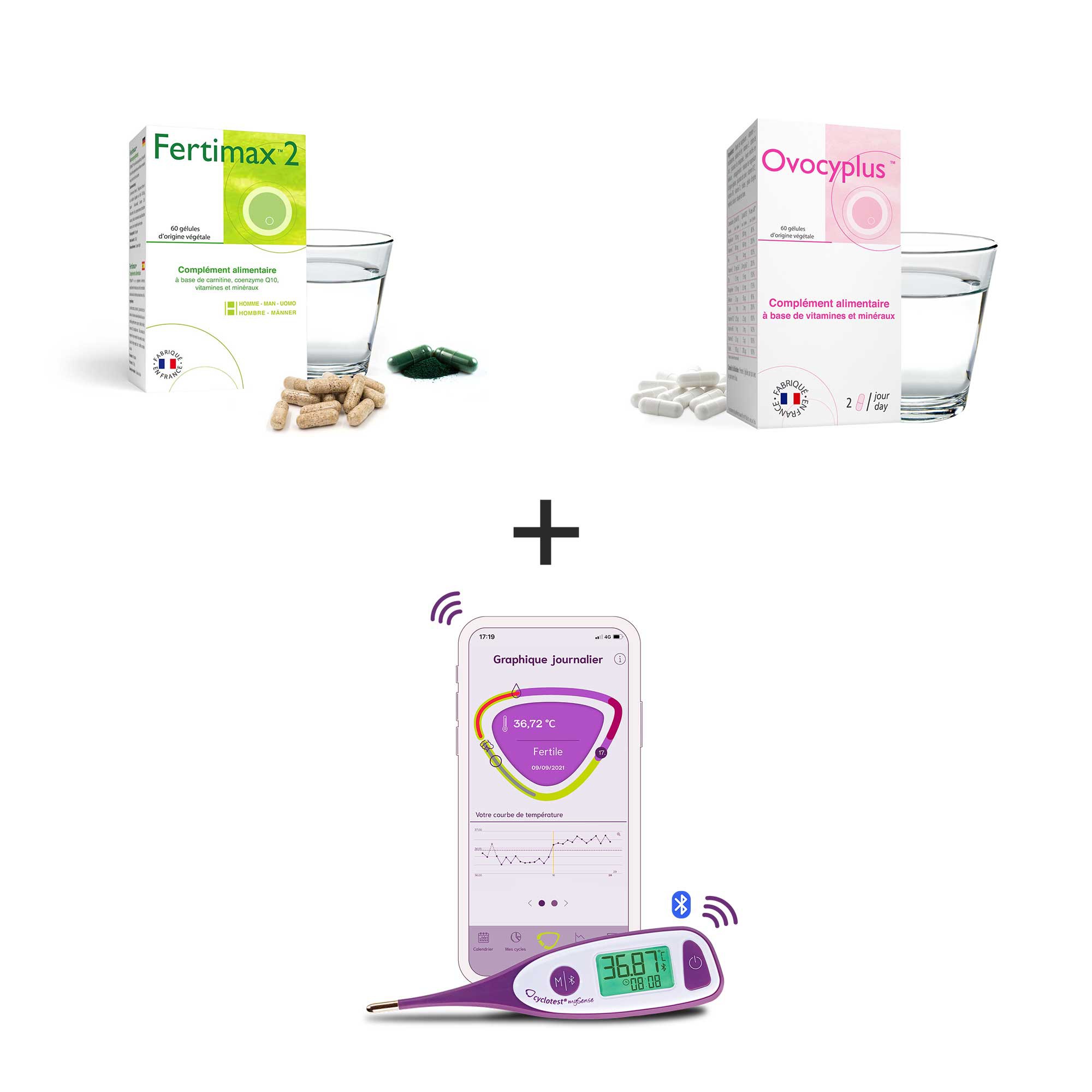 Pack mysense + compléments alimentaires fertilité