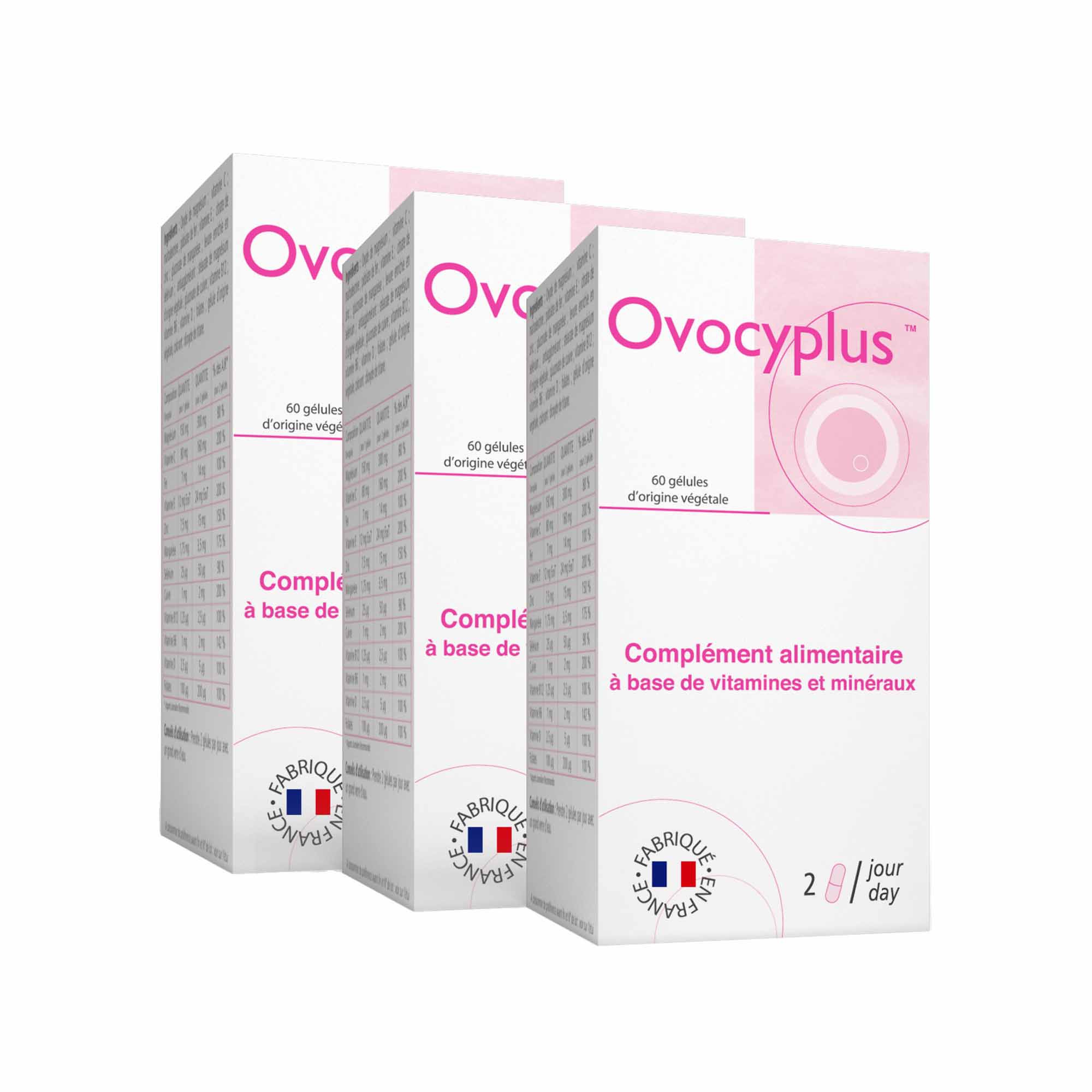 Cure complète : Lot de 3 boîtes Ovocyplus 